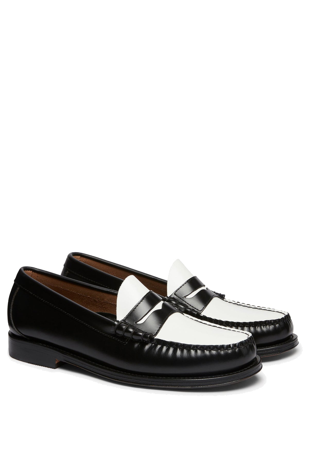 G.H.BASS&CO Mocassino Weejuns penny bicolore in pelle BA11010H/2 001 
