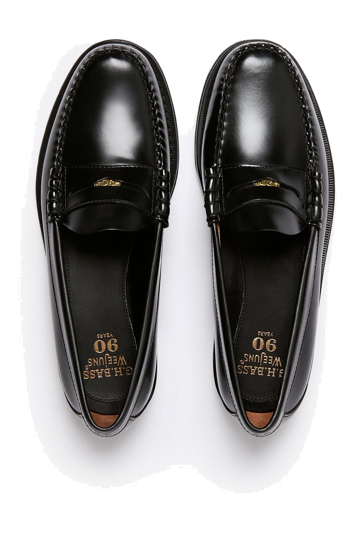 G.H.BASS&CO Mocassino Weejuns penny in pelle con moneta BA11010W 000 