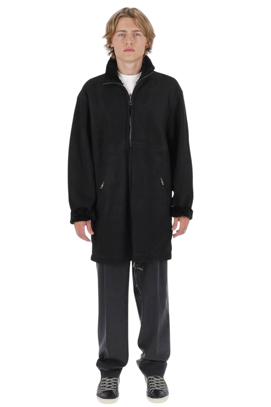 Giorgio Brato Parka artigianale in montone GU26F22052MEVL NERO 