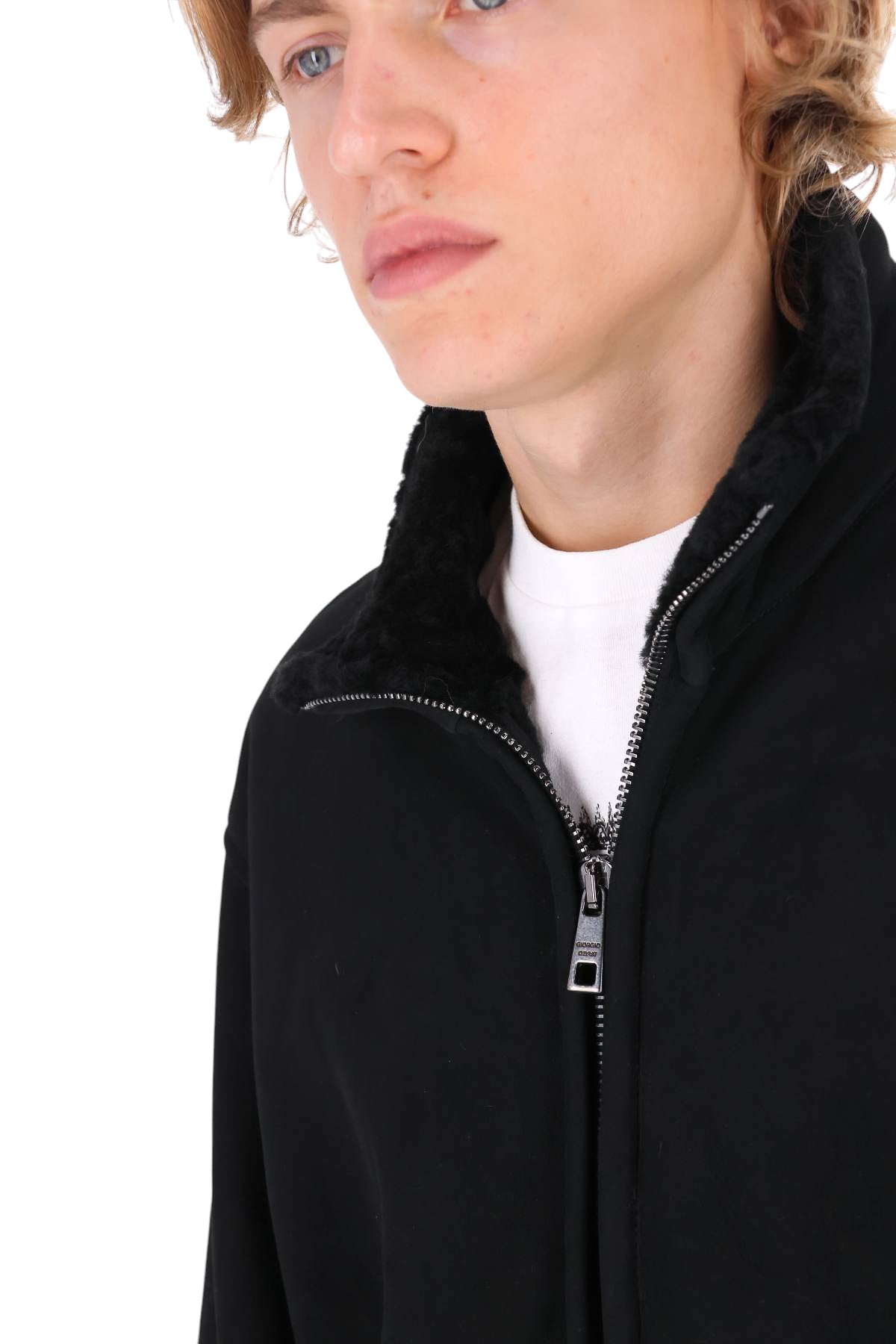 Giorgio Brato Parka artigianale in montone GU26F22052MEVL NERO 