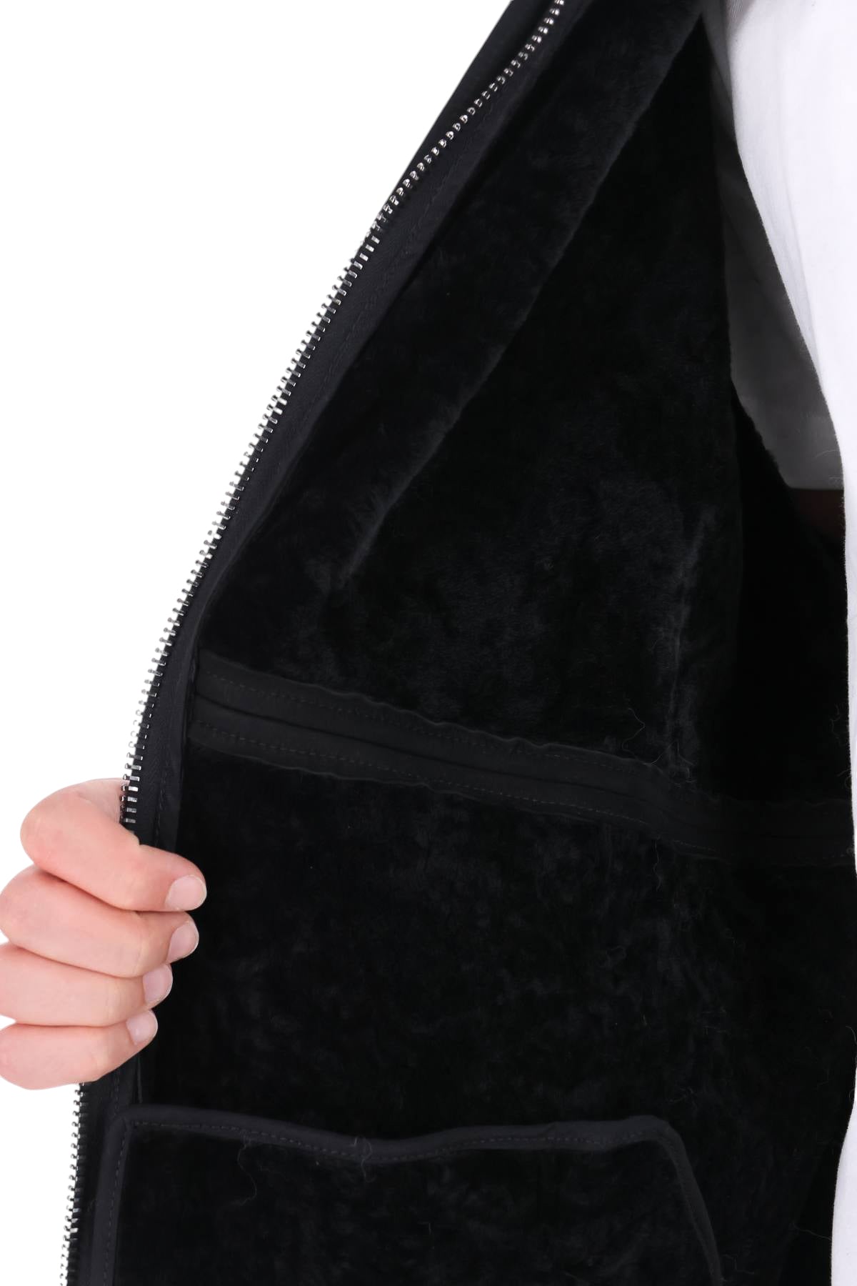 Giorgio Brato Parka artigianale in montone GU26F22052MEVL NERO 