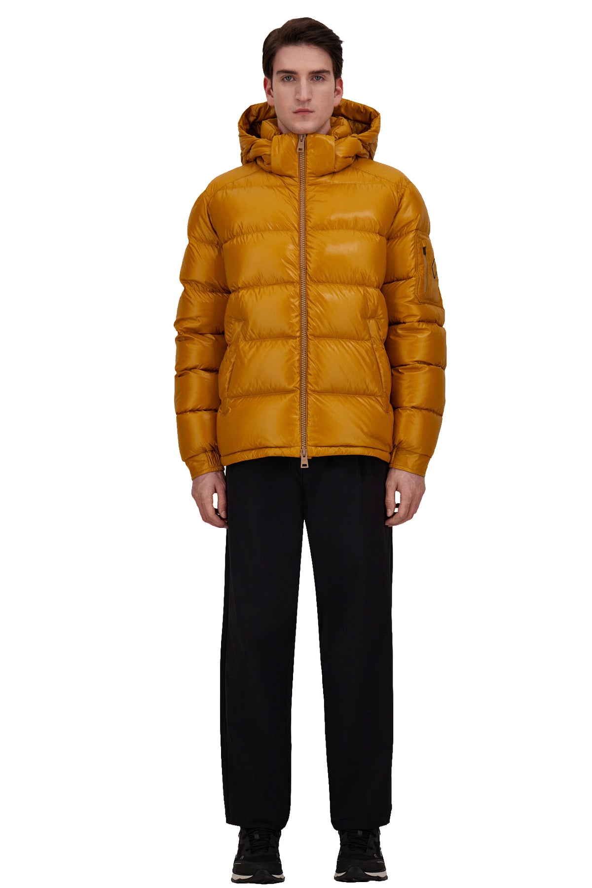 Herno Piumino Polar Tech in nylon calandrato con cappuccio PI001416U 12973/2 3950 