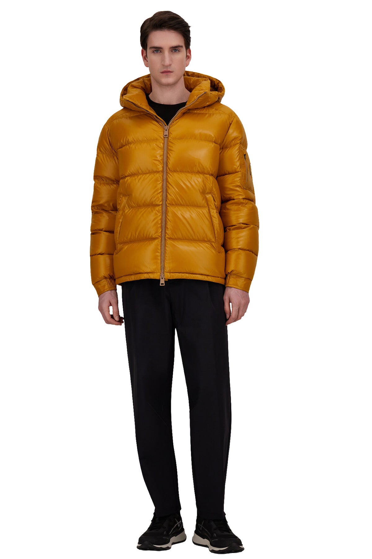 Herno Piumino Polar Tech in nylon calandrato con cappuccio PI001416U 12973/2 3950 