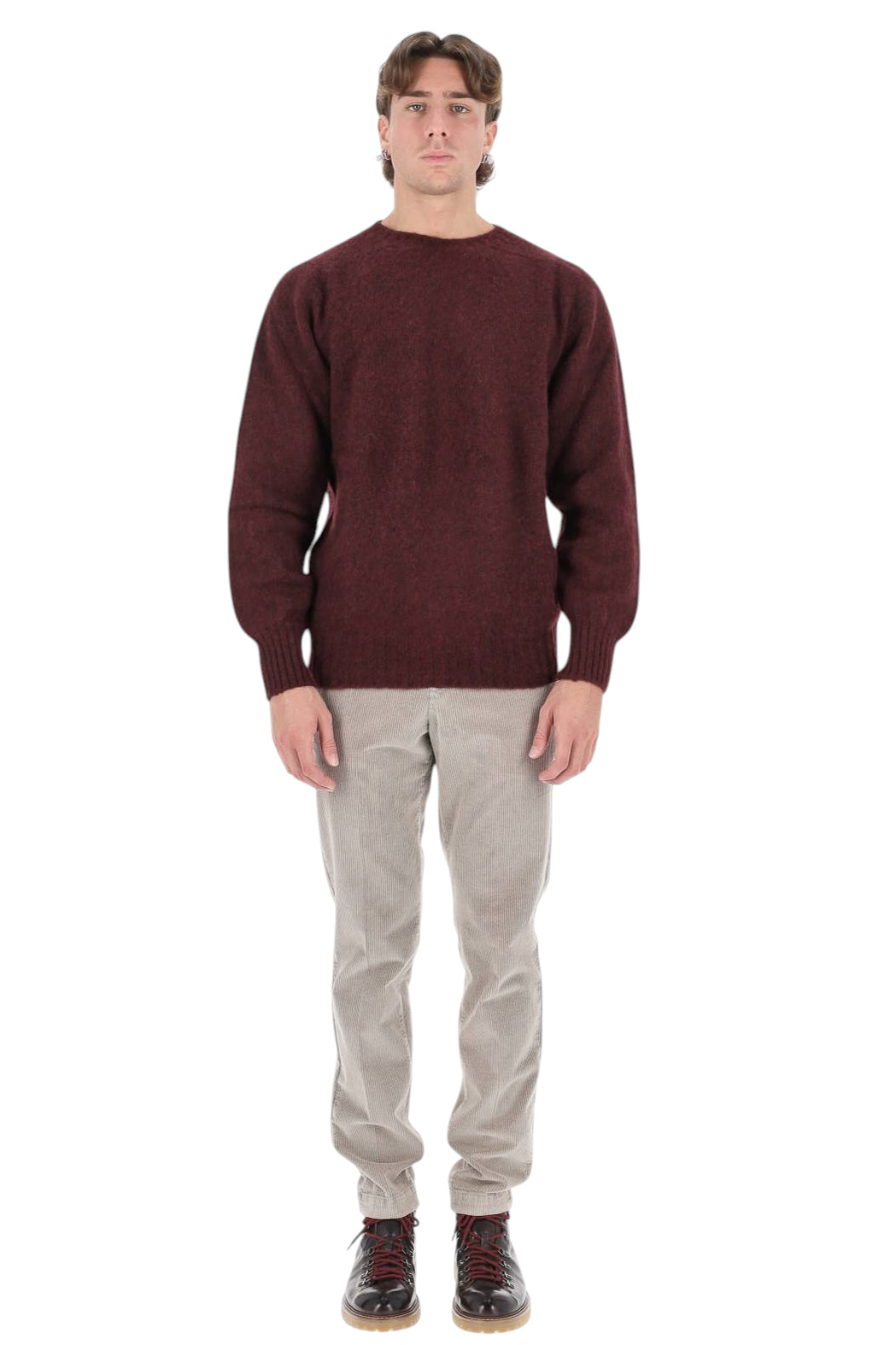 Howlin' Maglia girocollo Birth Of The Cool in lana BIRTH OF THE COOL/5 BORDEAUX 
