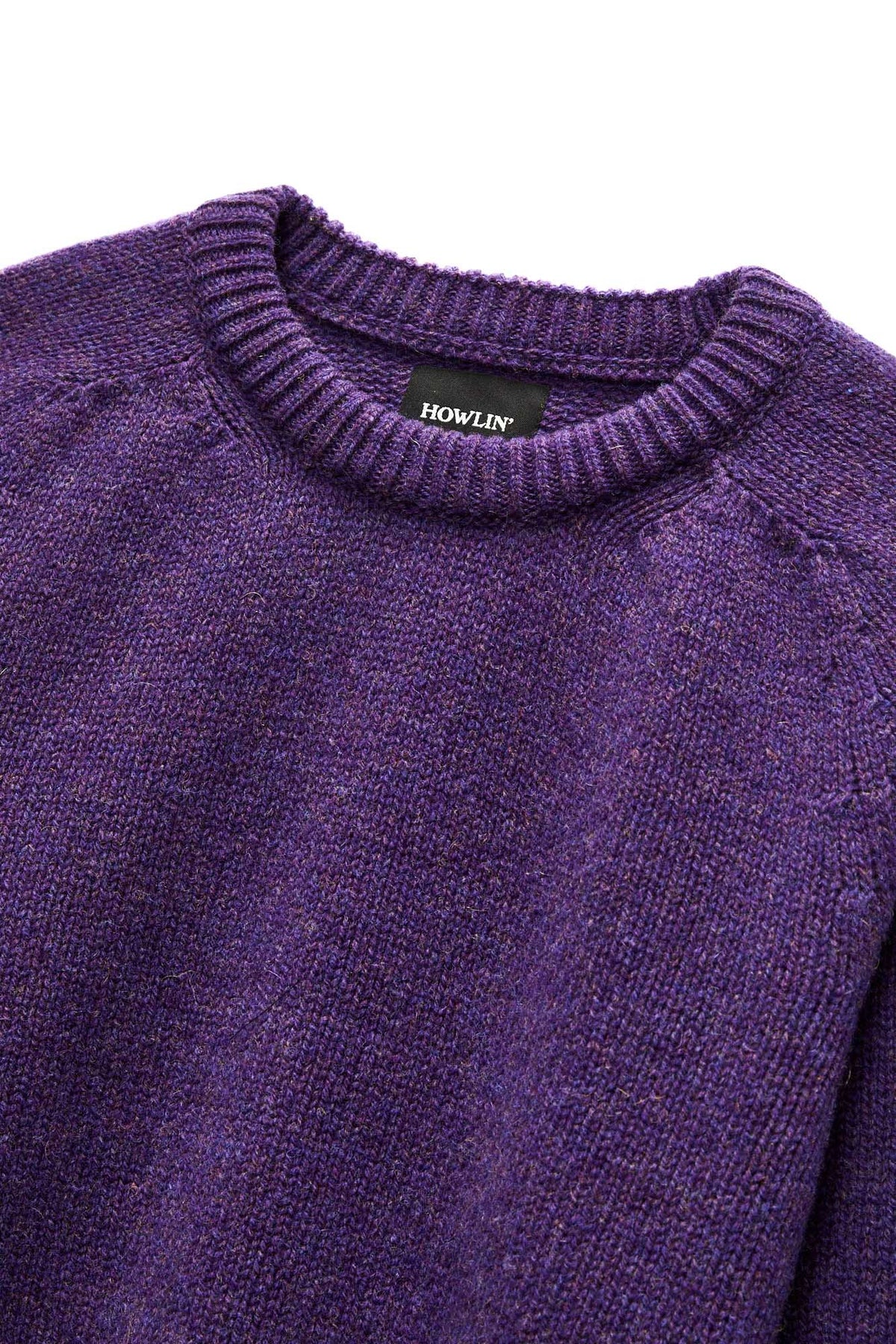 Howlin' Maglia girocollo Boxy Space Knit in lana BOXY SPACE KNIT/4 PURPLE HAZE 
