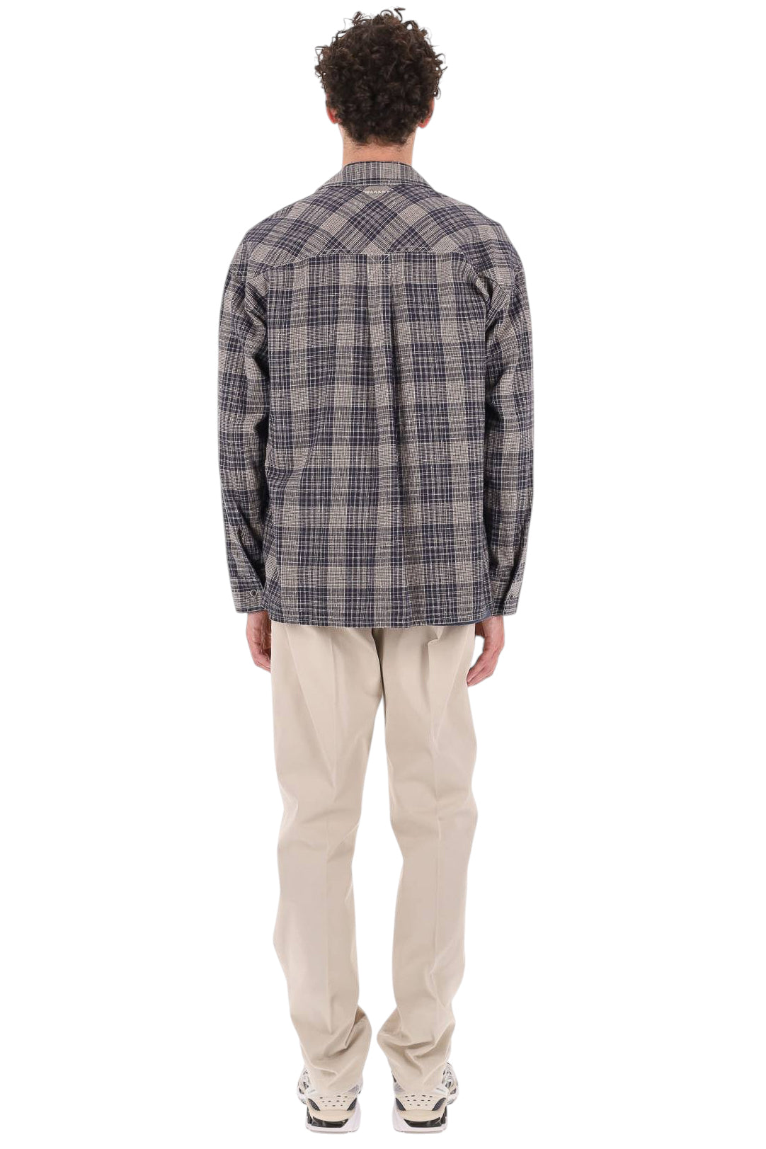 Isabel Marant Camicia check in misto lino CH0354HB-D3I06H 30MI 