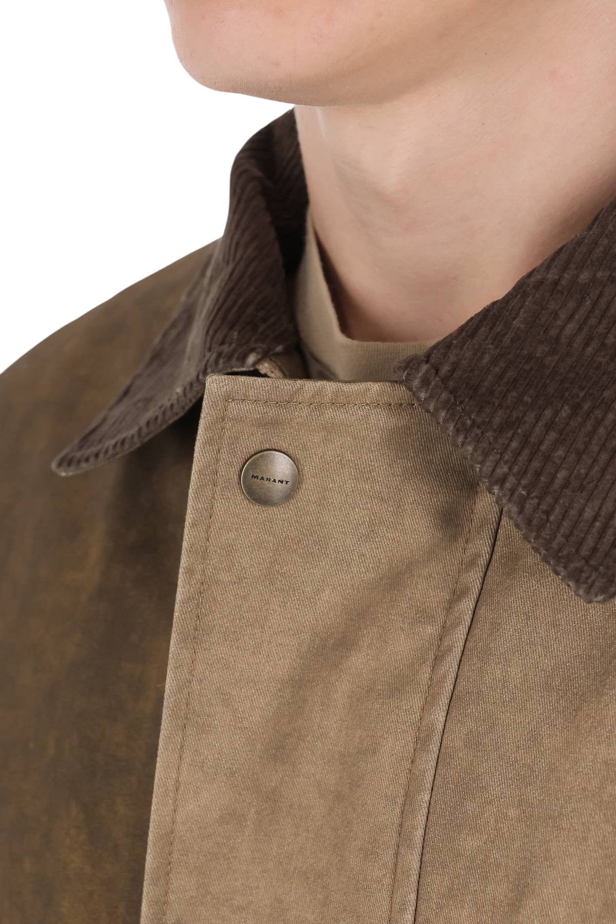 Isabel Marant Giubbotto Tores con patch VE0781HA-D3G02H 67KI 