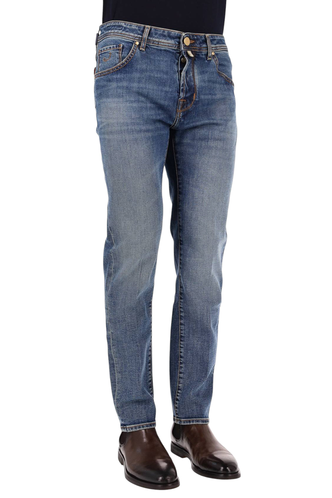 Jacob Cohen Jeans medium wash in cotone comfort Scott fit QE015 031 S4213 300D 