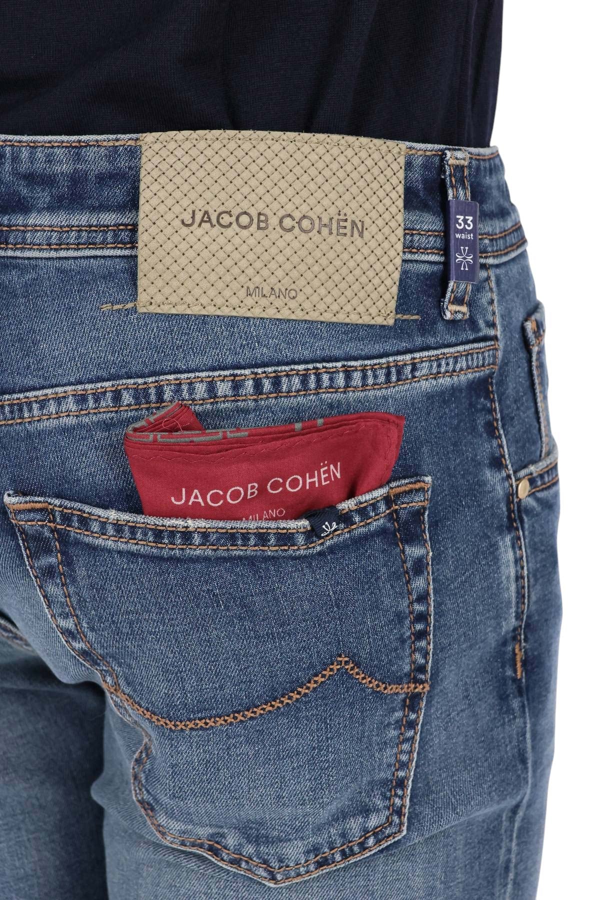 Jacob Cohen Jeans medium wash in cotone comfort Scott fit QE015 031 S4213 300D 