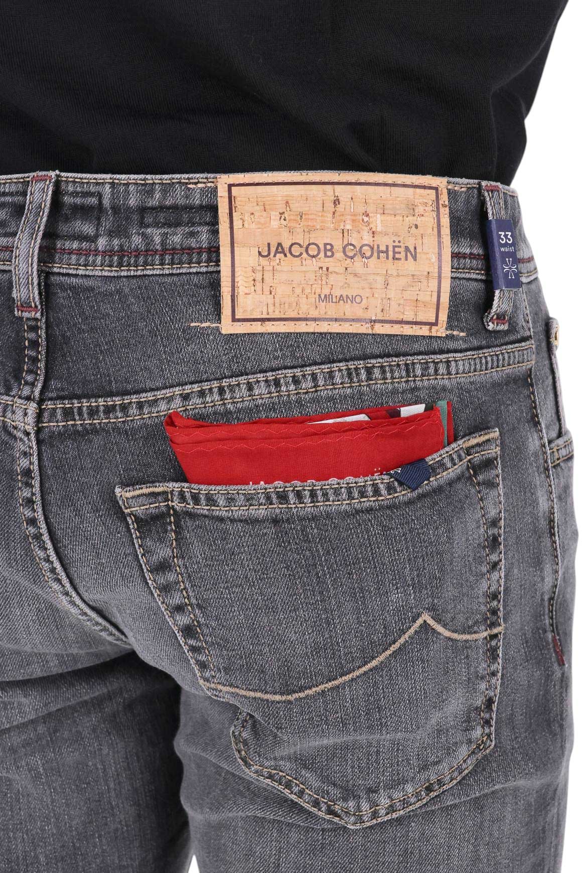 Jacob Cohen Jeans con etichetta in sughero Nick fit QM006 059 S4361 800D 