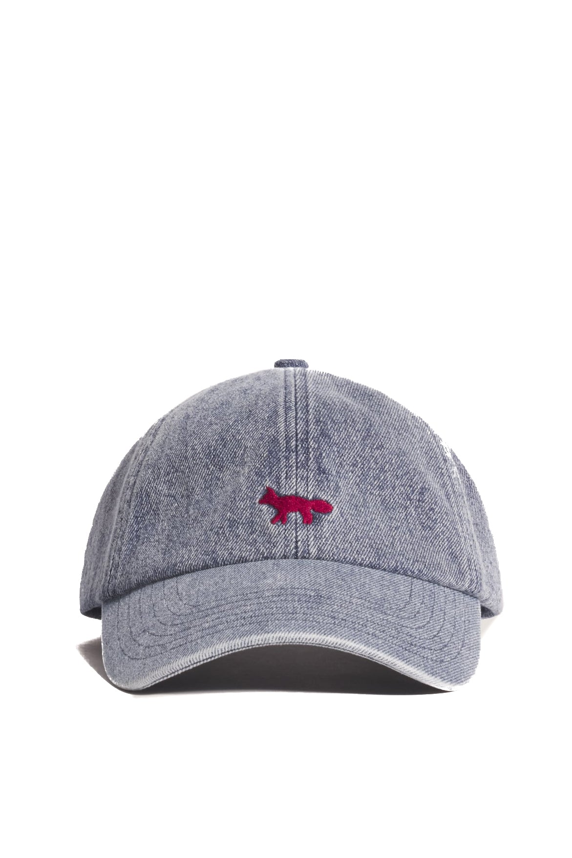 Maison Kitsuné Baseball in denim di cotone MRUAH04WD4025 INDIGO WASH 