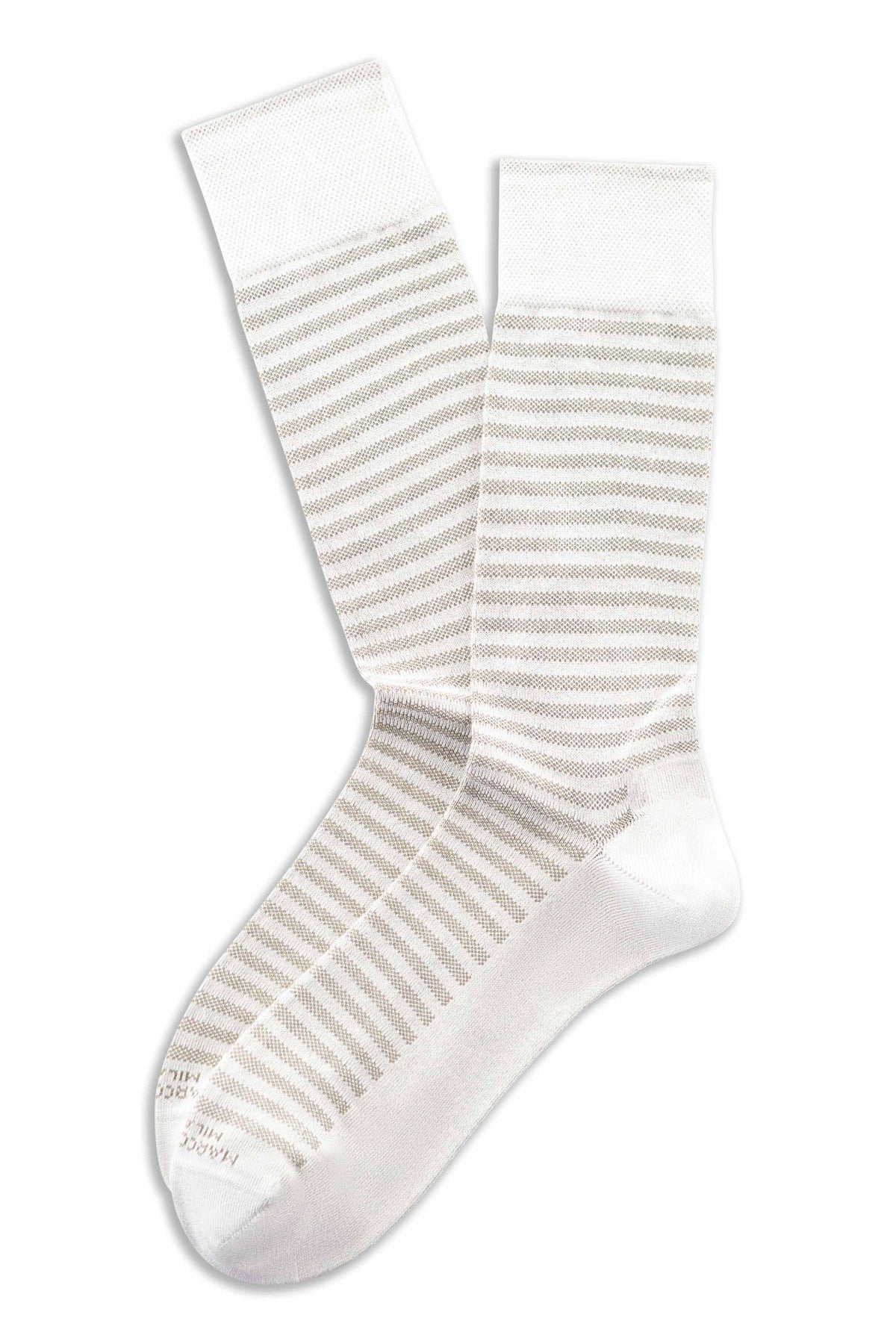 Marcoliani Calza a righe Mousse of Modal con cashmere al polpaccio MAR4918T/2 209 