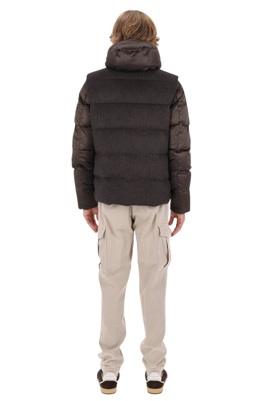 Moorer Bomber bimateriale lana+nylon mod. Casciano-SE9 CASCIANO SE9 U0202 