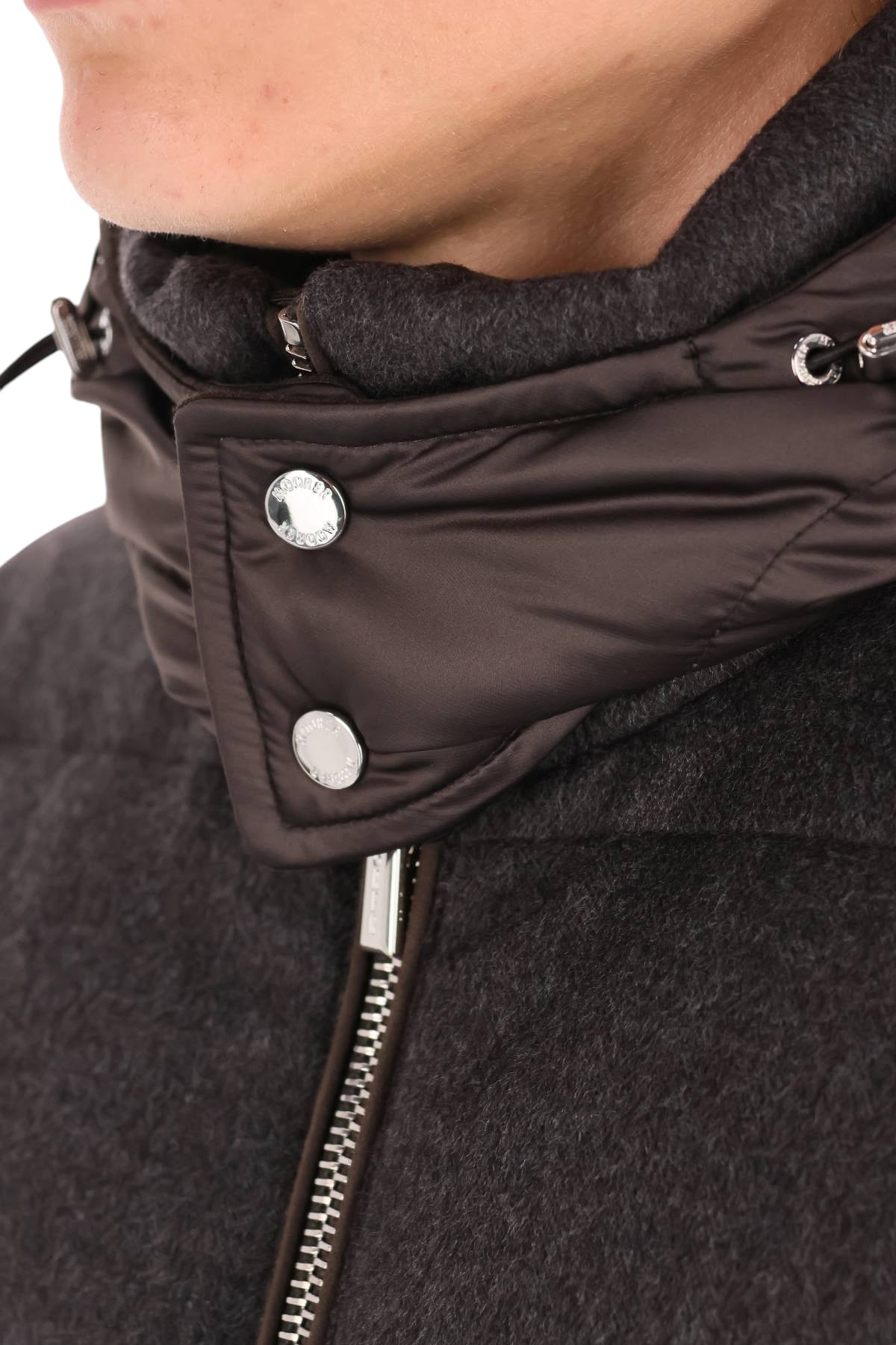 Moorer Bomber bimateriale lana+nylon mod. Casciano-SE9 CASCIANO SE9 U0202 