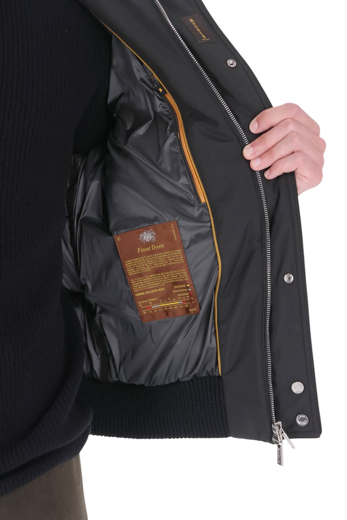 Moorer Piumino bomber linea Acqua 2 ombrelli mod. Coven-STP COVEN STP U0001 