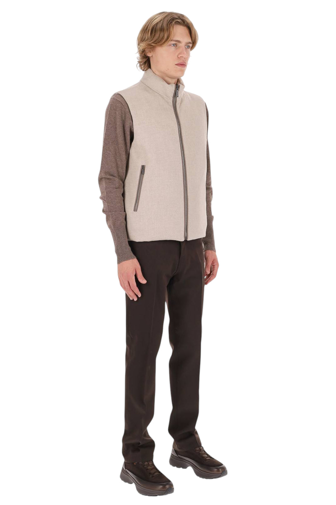Moorer Gilet in lana-cashmere reversibile mod. Falieri-LS9 FALIERI LS9 U0033 