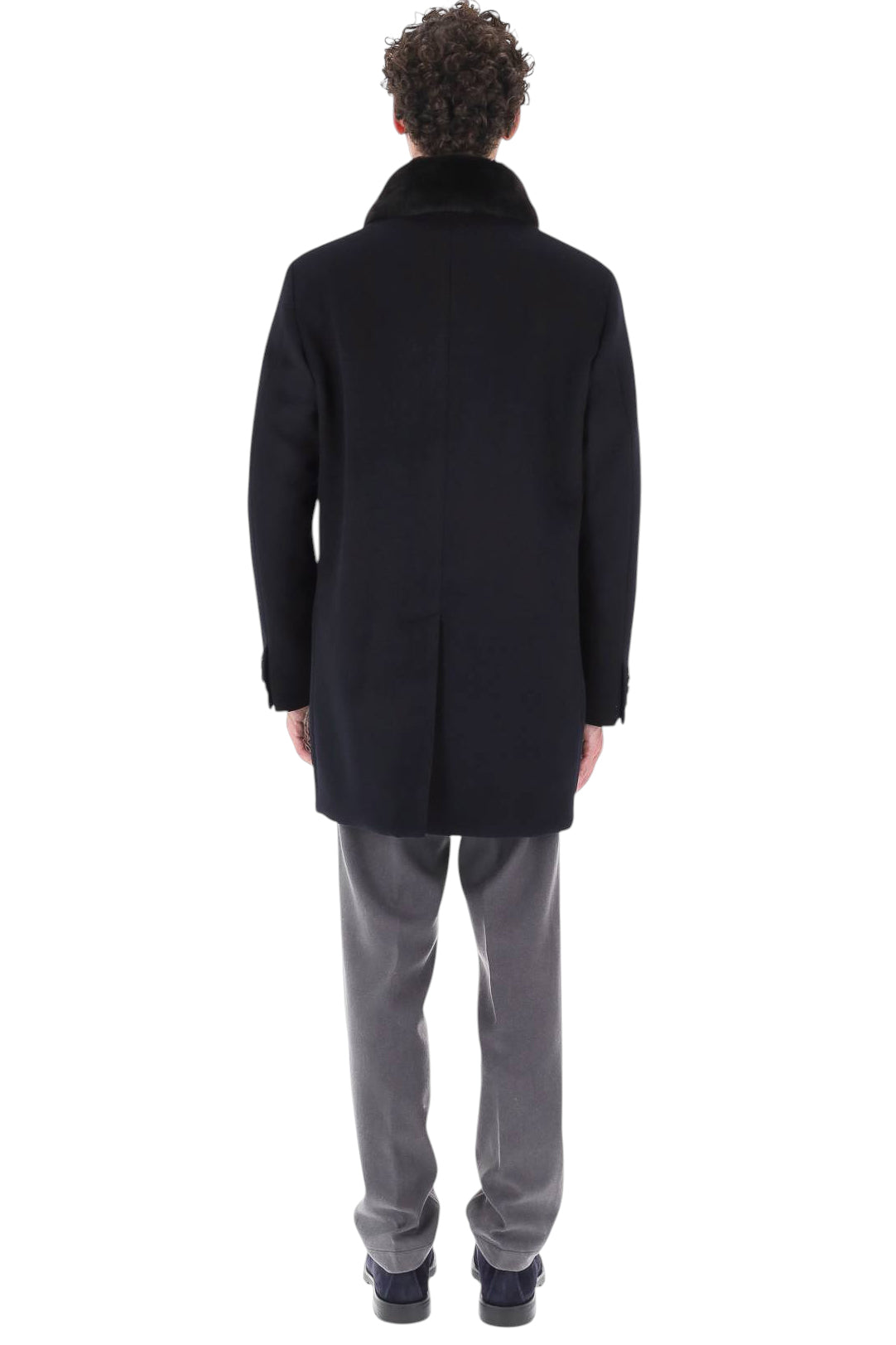 Moorer Cappotto con collo in pelliccia Simmons-LE SIMMONS LE U0497 