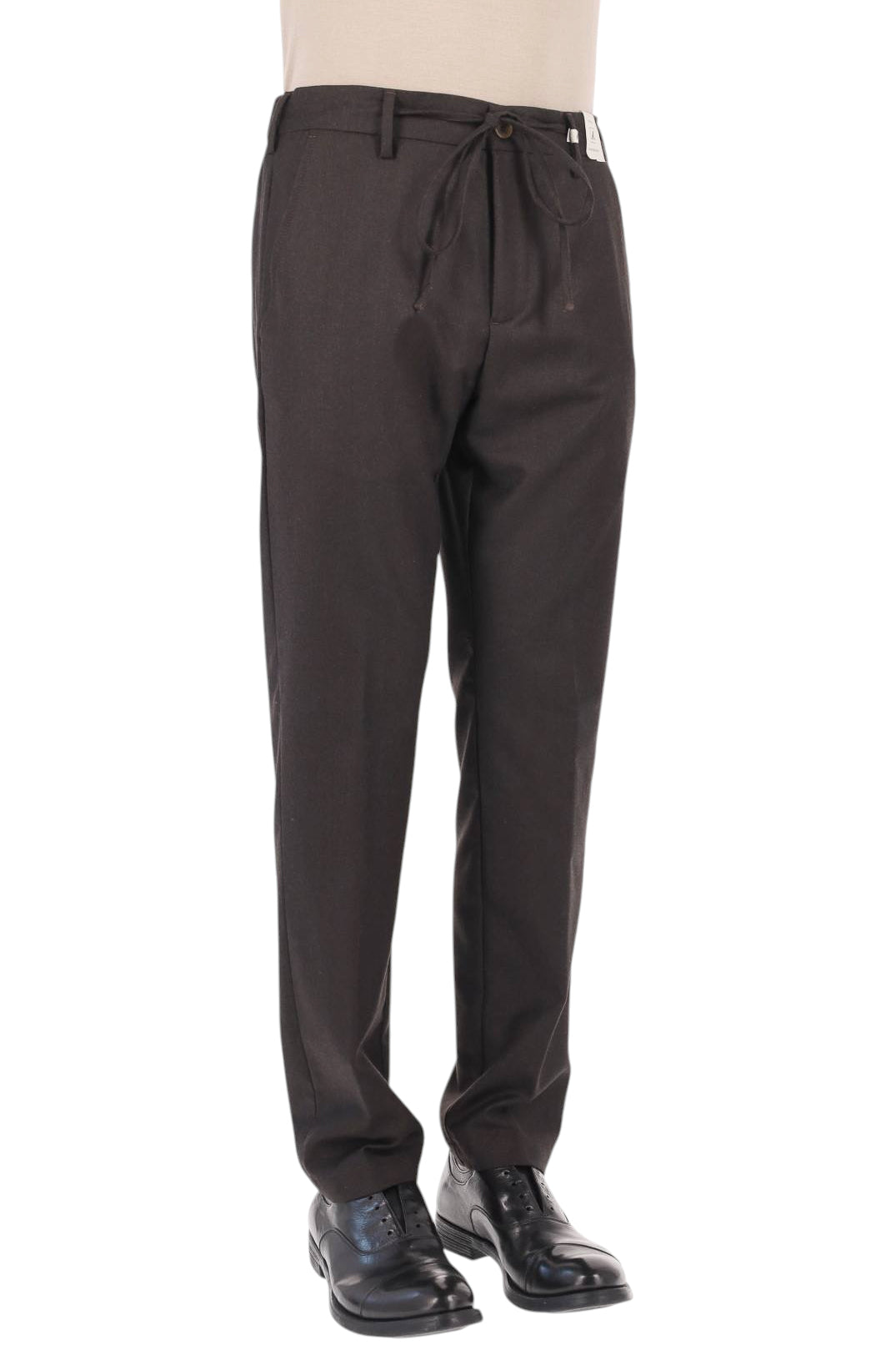 Myths Pantalone in lana-cashmere con coulisse 26WM12L 107 281 