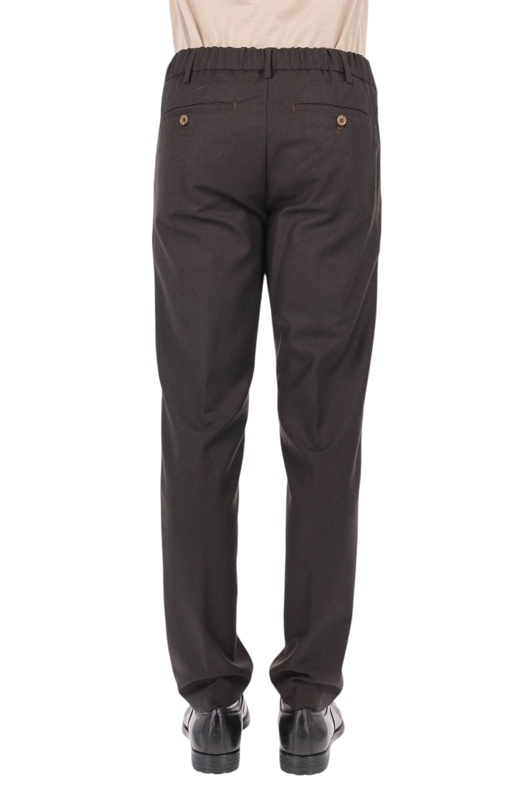 Myths Pantalone in lana-cashmere con coulisse 26WM12L 107 281 