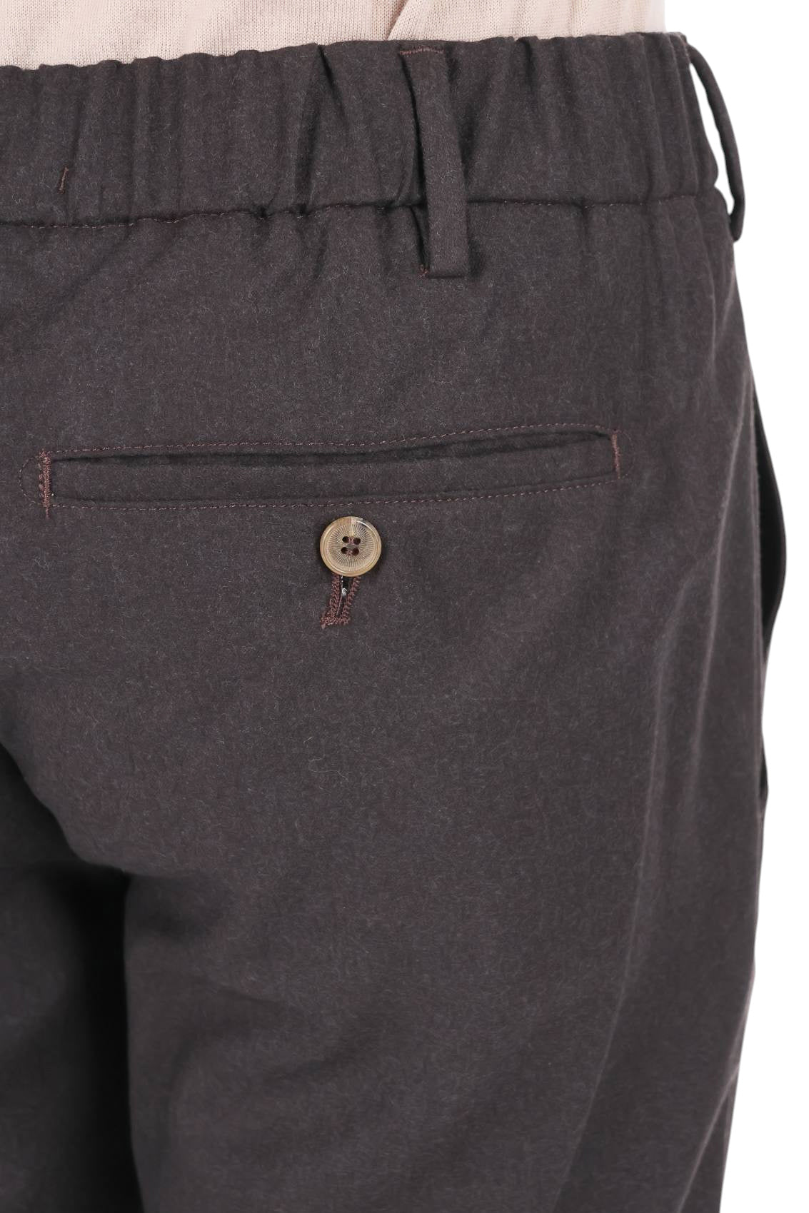 Myths Pantalone in lana-cashmere con coulisse 26WM12L 107 281 