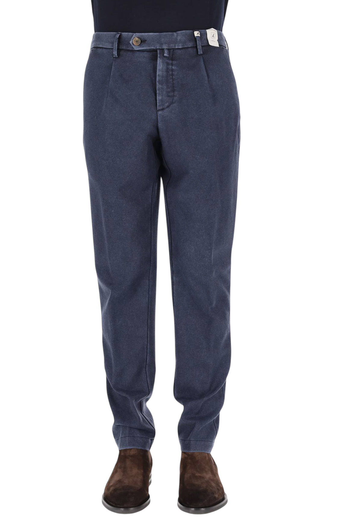 Myths Pantalone Zeus in lana vergine delavé 26WM19LONG 102 037 