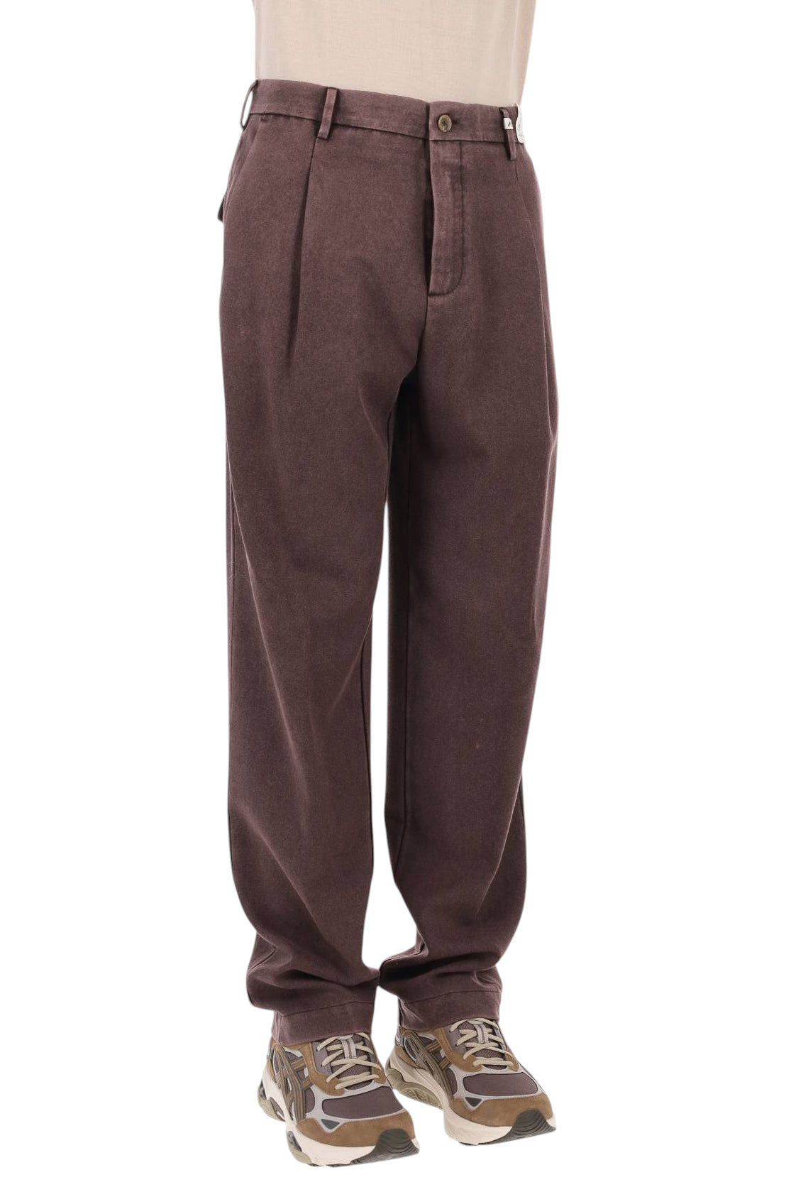 Myths Pantalone Ade-P in flanella di lana vergine over fit 26WM23L 102/3 119 