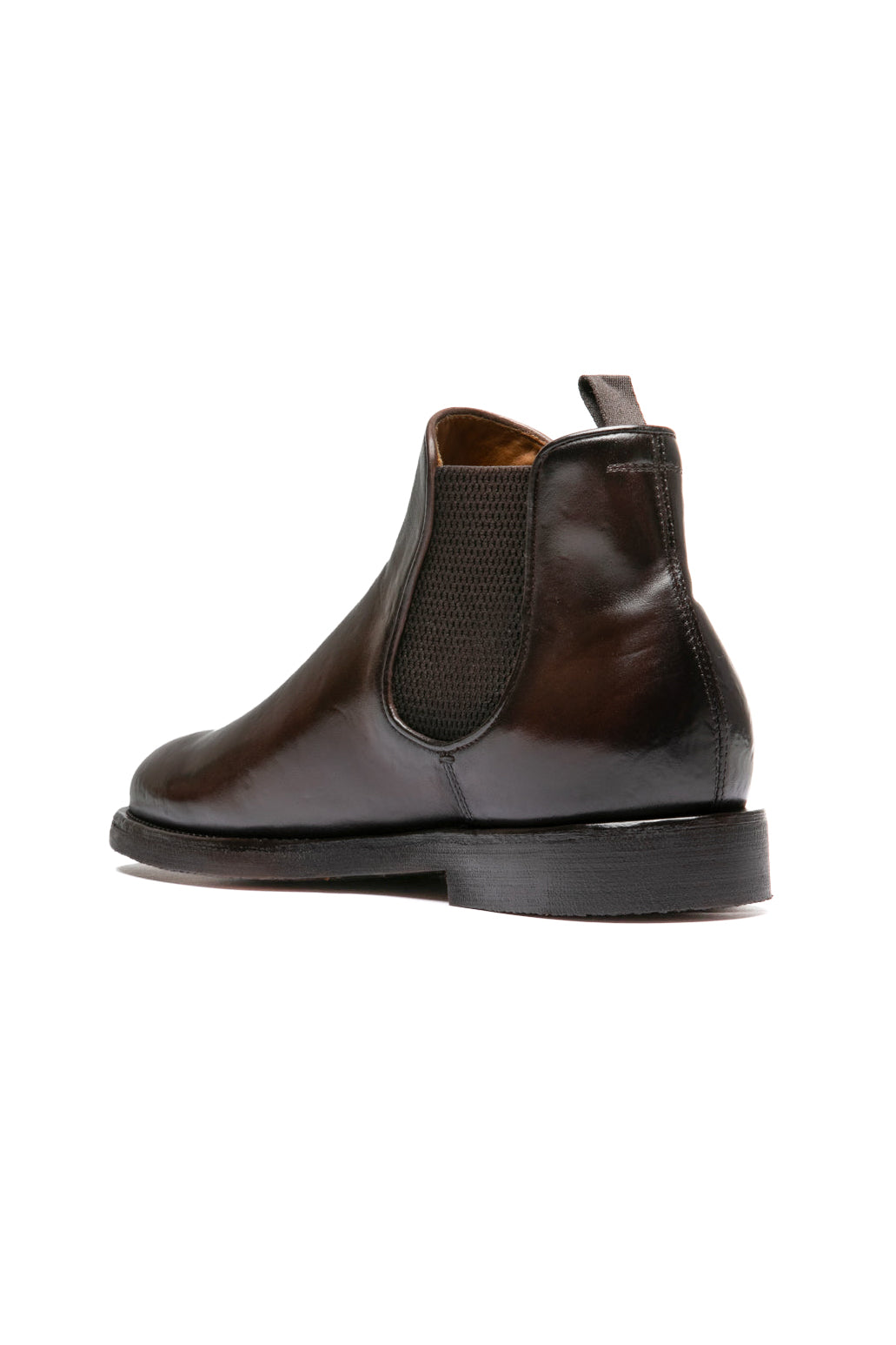 Officine Creative Stivaletto alla caviglia in pelle OCUBIFL002AERCAD215 EBANO 