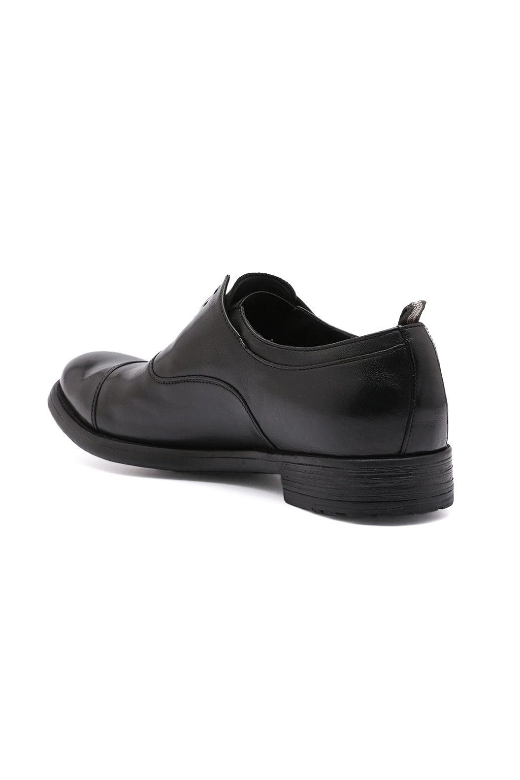 Officine Creative Scarpa stringata in pelle delavé OCUHIVE004IGNIS1000 NERO 