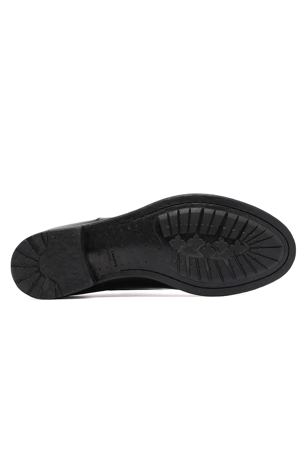 Officine Creative Scarpa stringata in pelle delavé OCUHIVE004IGNIS1000 NERO 