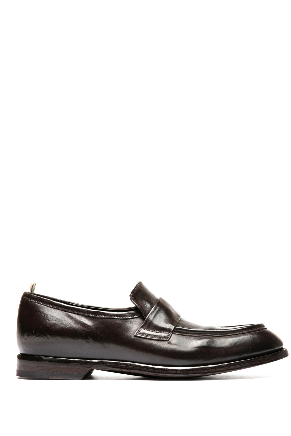 Officine Creative Mocassino in pelle di culatta di cavallo OCUSOUN010STRAC2040 TESTA DI MORO 