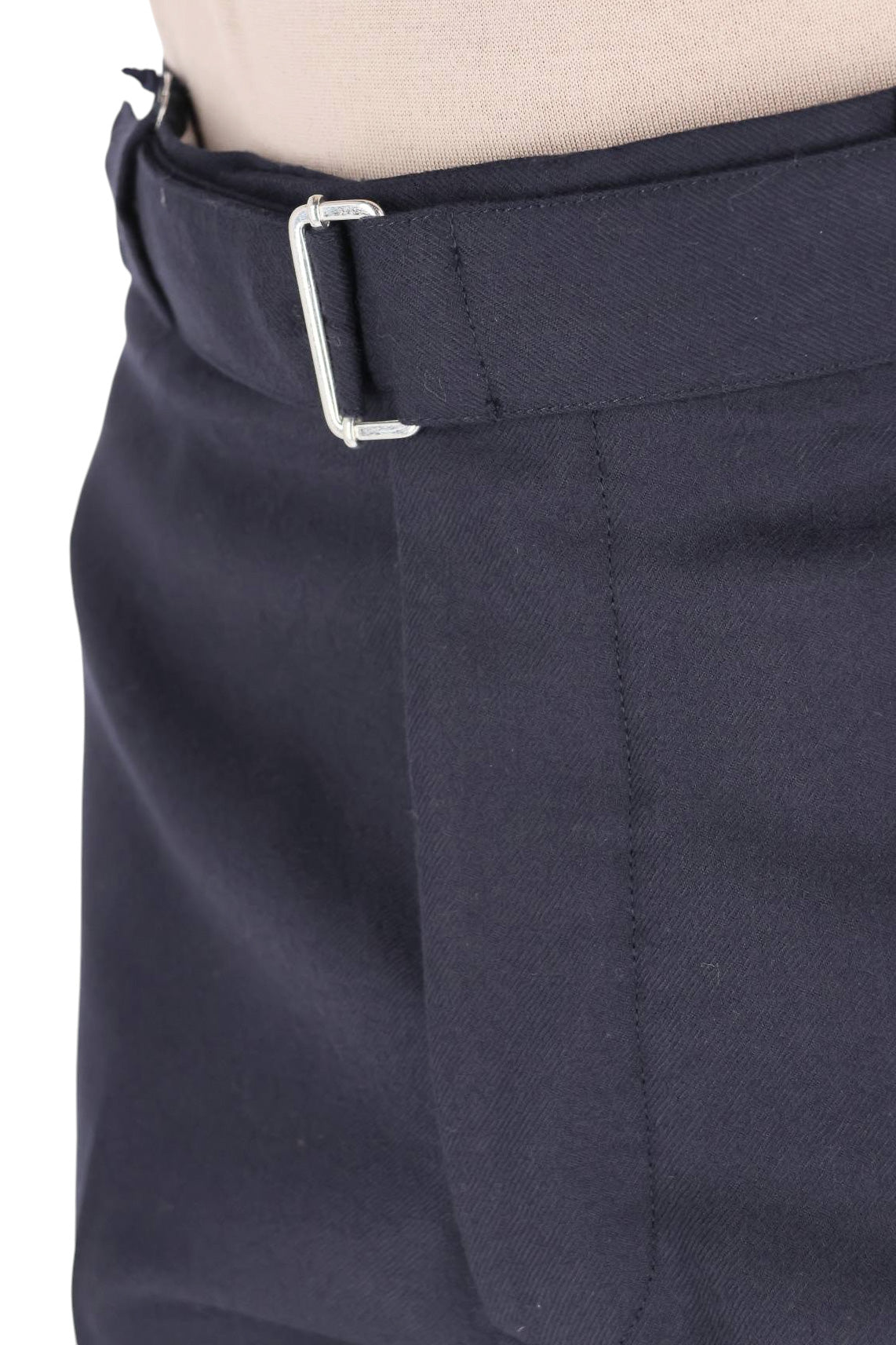 Officine Générale Pantalone Hoche in twill di lana vergine MTLG459 DARK NAVY 