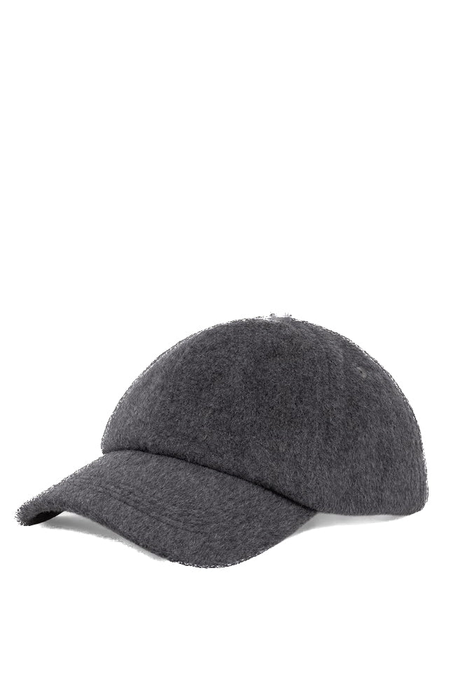 Officine Générale Baseball in lana XACC862 MID HEATHER GREY 