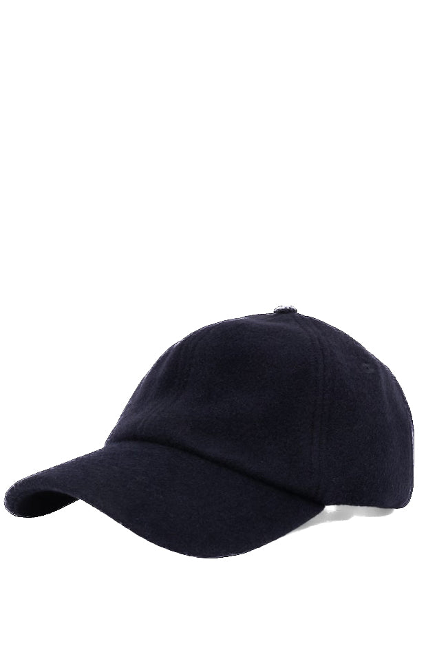 Officine Générale Baseball in lana XACC863 DARK NAVY 