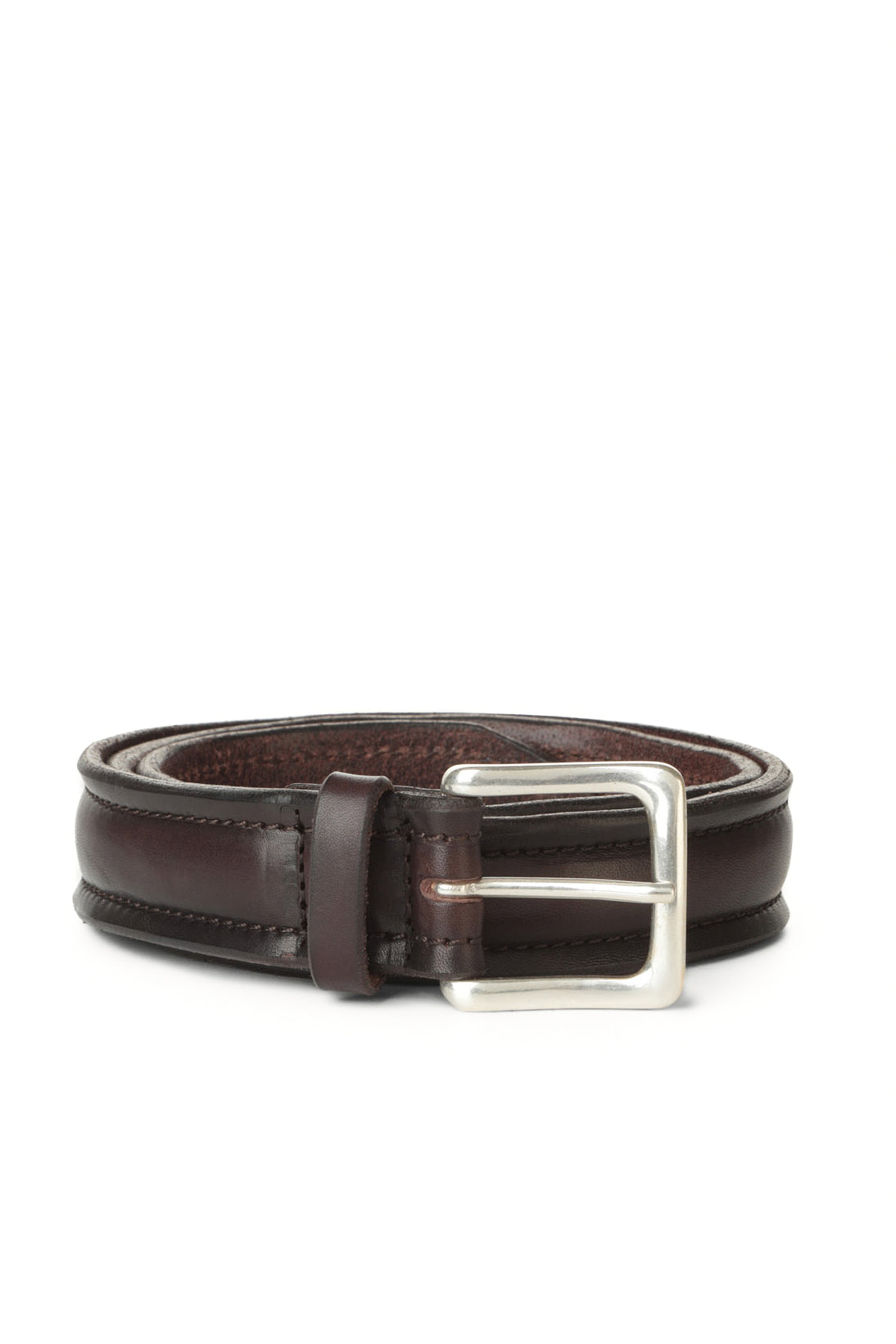 Orciani Cintura in pelle bull con doppia cucitura U08219_BUS T.MORO 