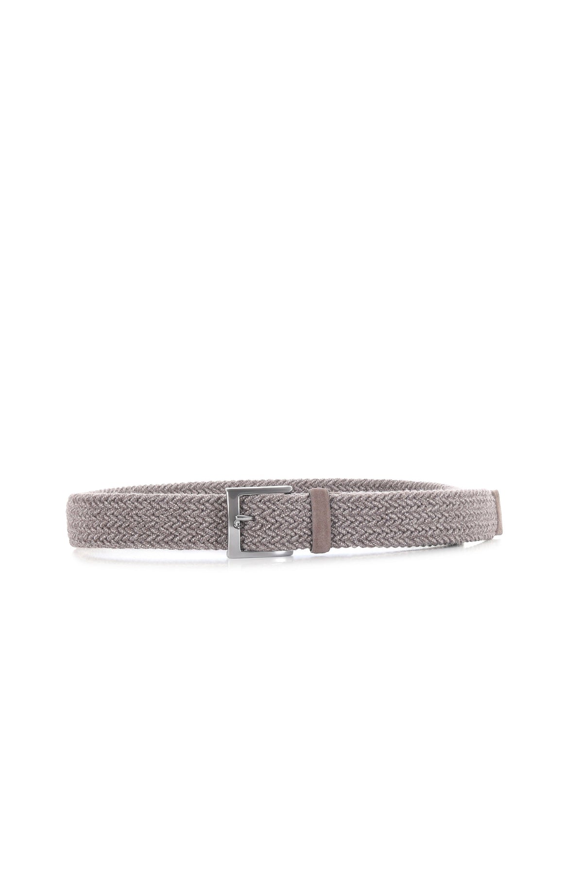 Orciani Cintura intrecciata stretch in lana U08431_EWI/2 FANGO 