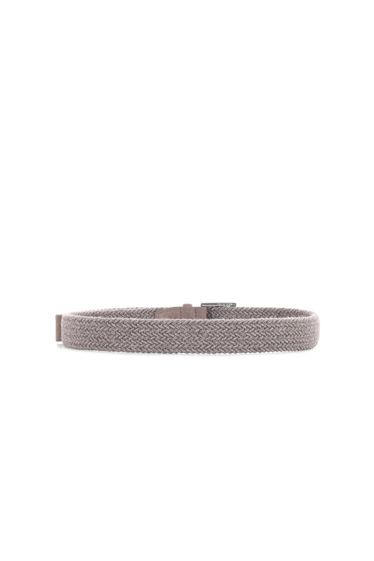 Orciani Cintura intrecciata stretch in lana U08431_EWI/2 FANGO 