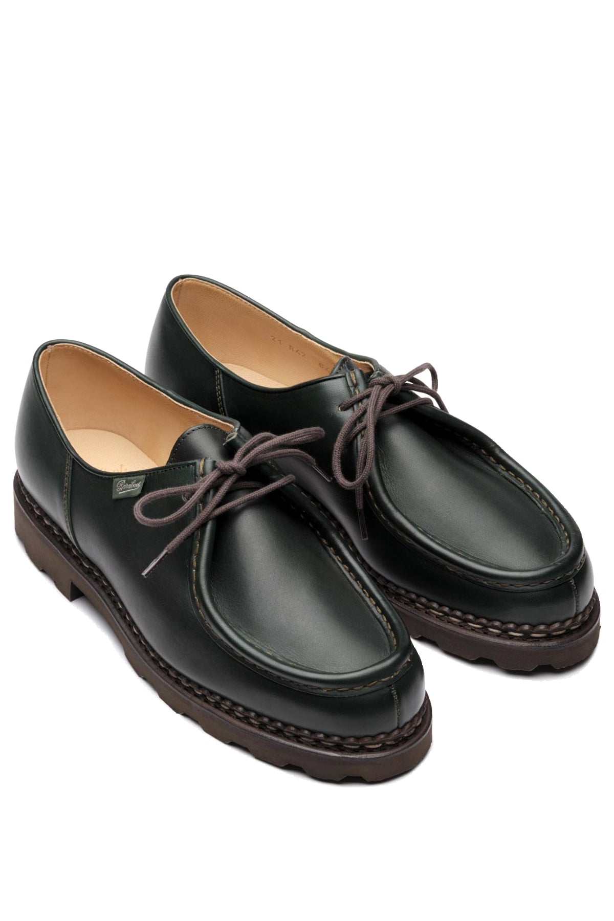 Paraboot Derby Michael in pelle 173506 LISSE VERT 