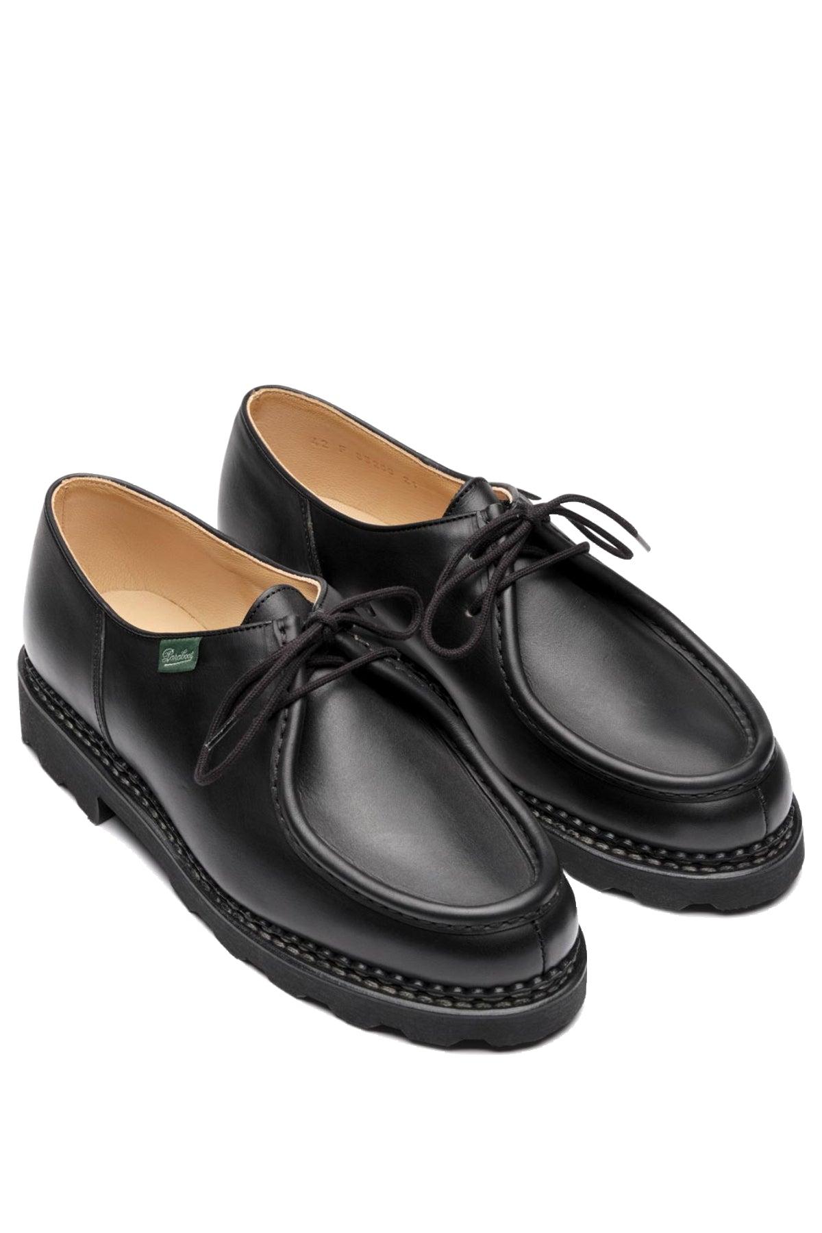 Paraboot Derby Michael in pelle 715604 LISSE NOIR 