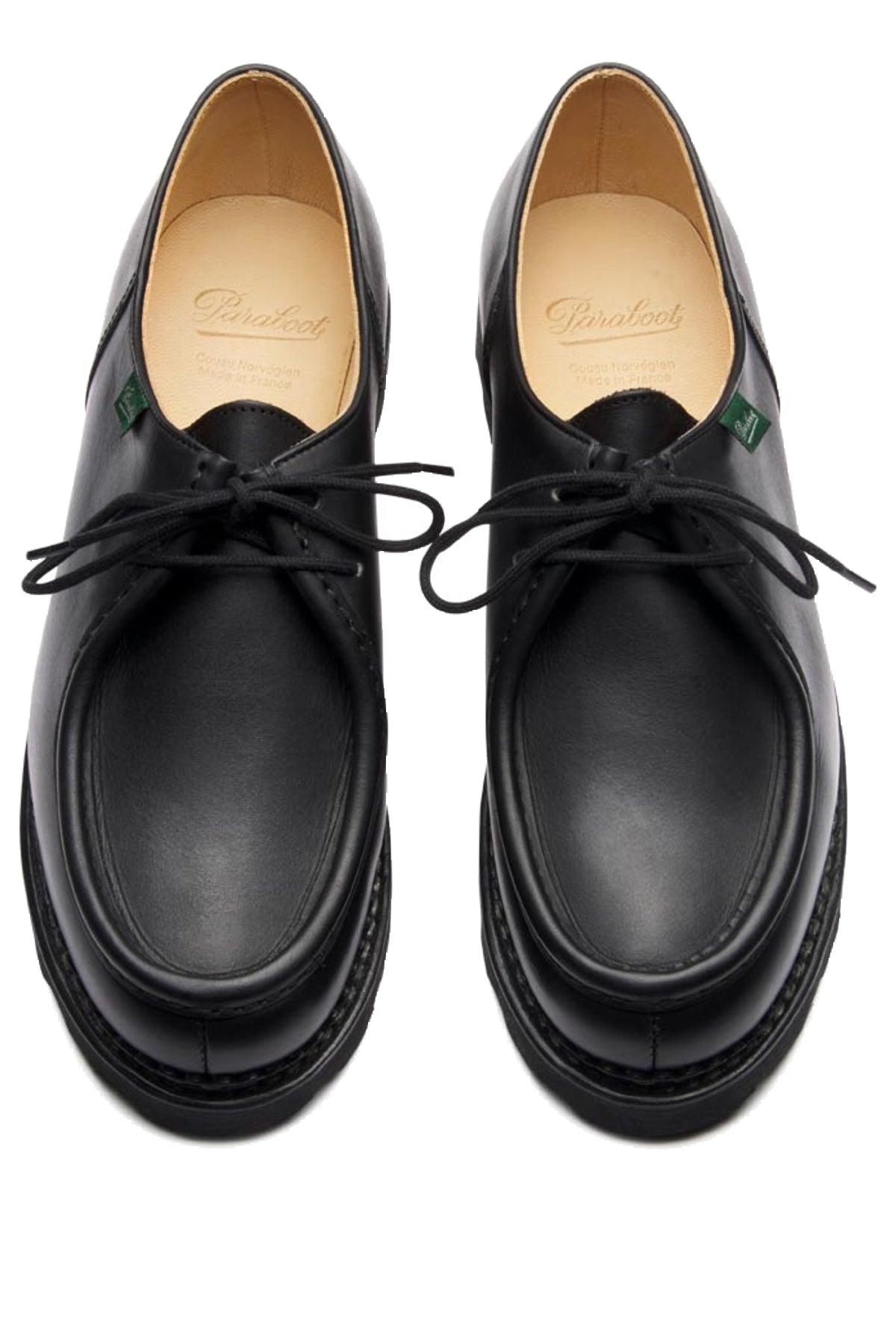 Paraboot Derby Michael in pelle 715604 LISSE NOIR 