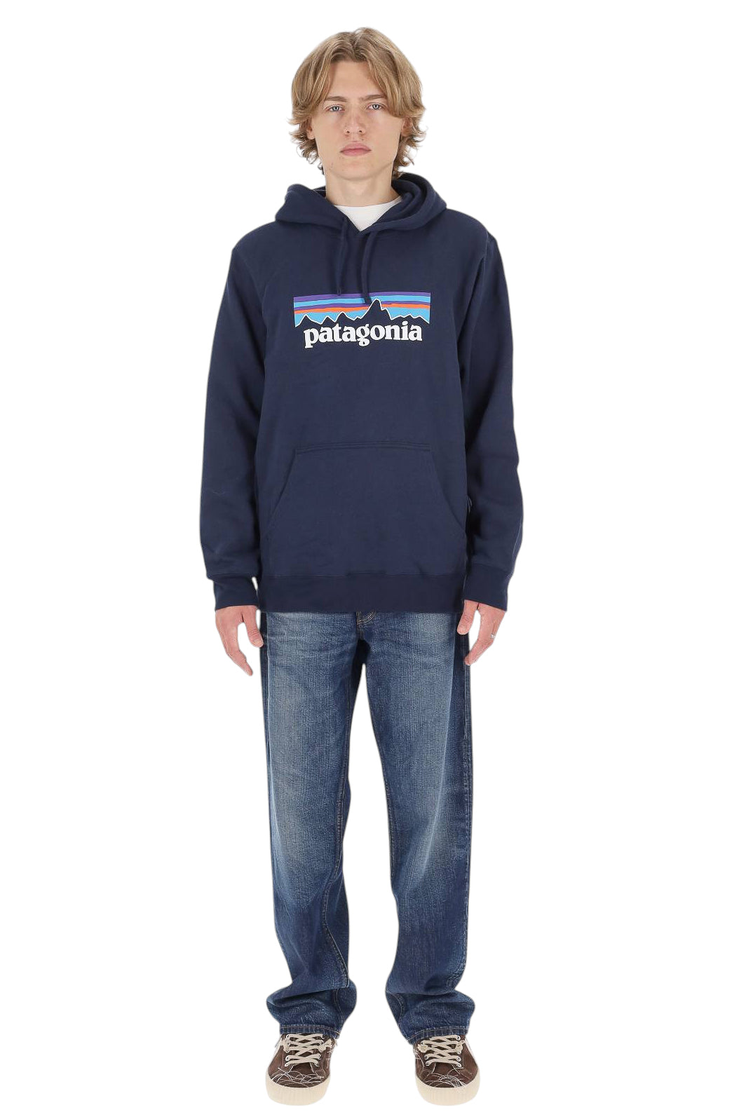 Patagonia Felpa P-6 Logo Uprisal con cappuccio 39622 NENA 