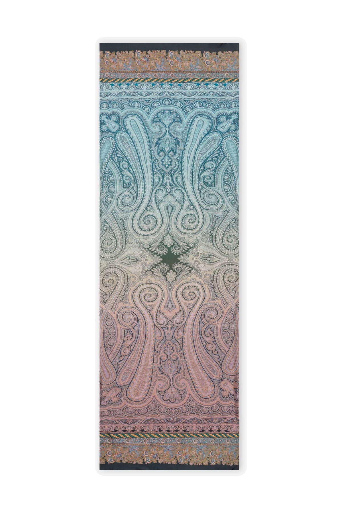 Pierre-Louis Mascia Sciarpa ALOEWON in seta-modal-cashmere stampa floreale dégradé 518917 101 
