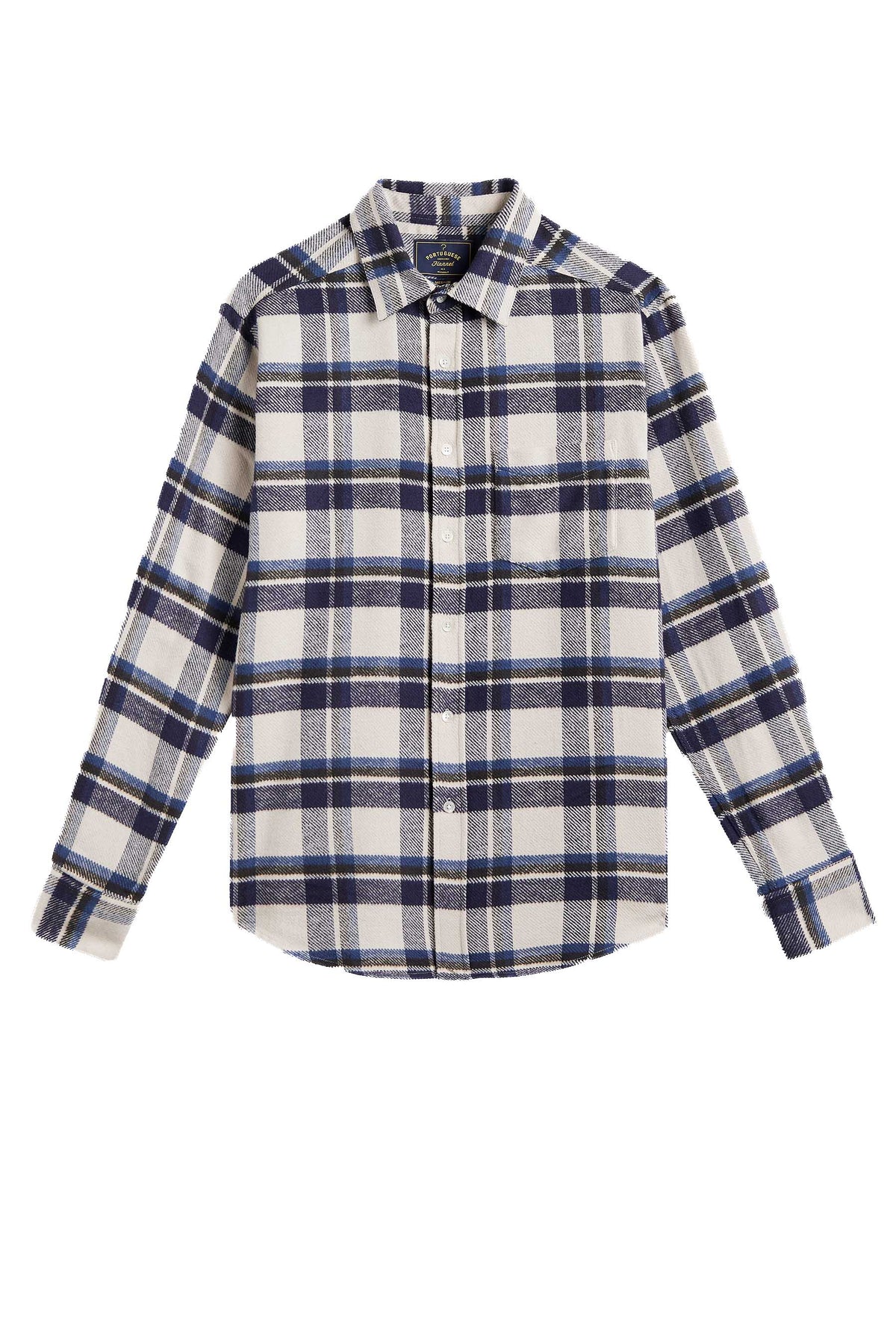 Portuguese Flannel Camicia in flanella di cotone check ECCA MLTCR 