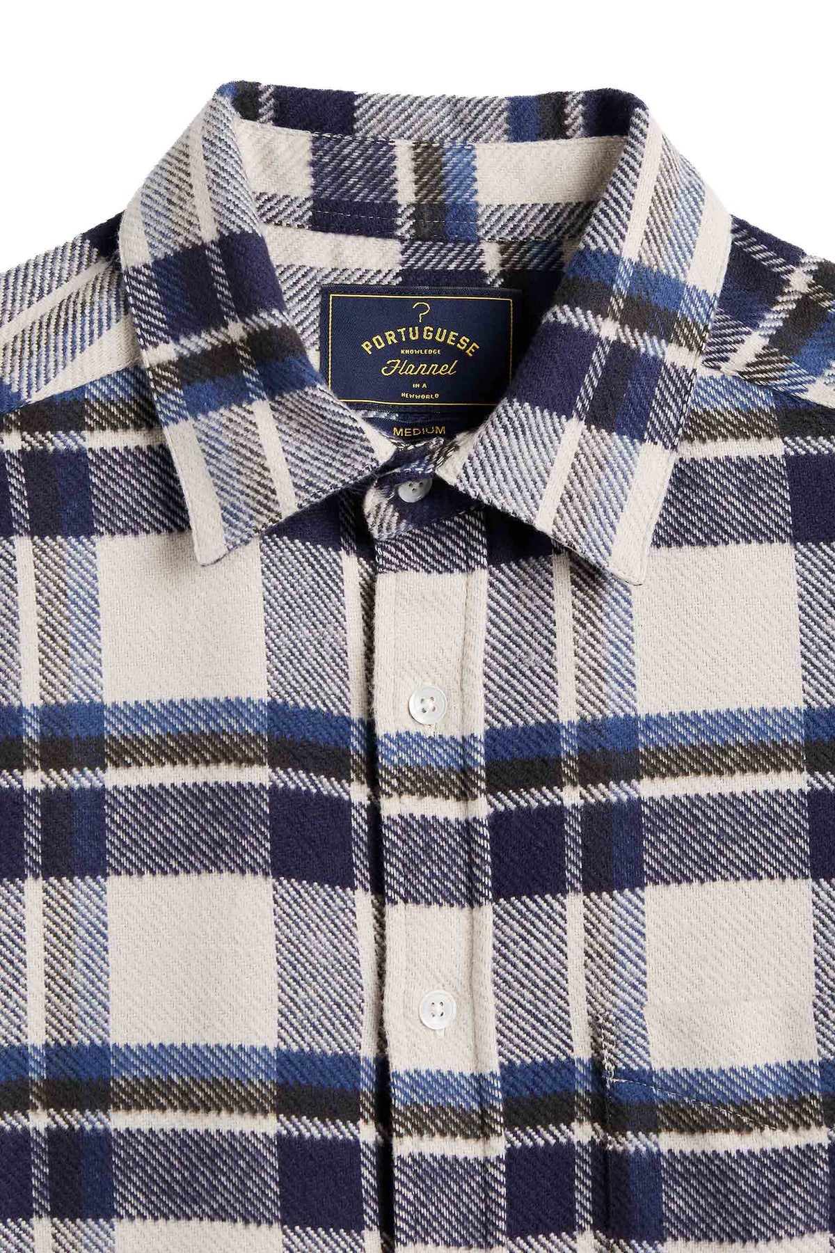 Portuguese Flannel Camicia in flanella di cotone check ECCA MLTCR 