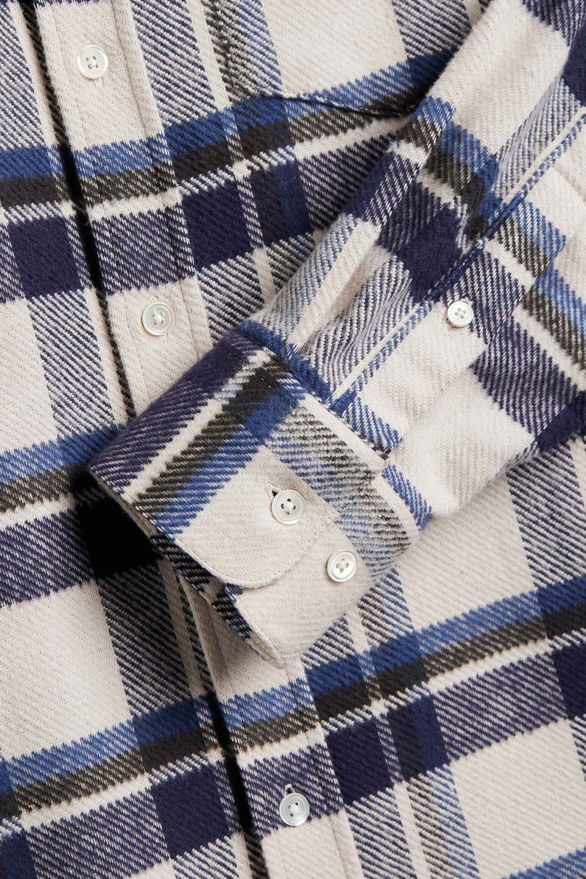 Portuguese Flannel Camicia in flanella di cotone check ECCA MLTCR 