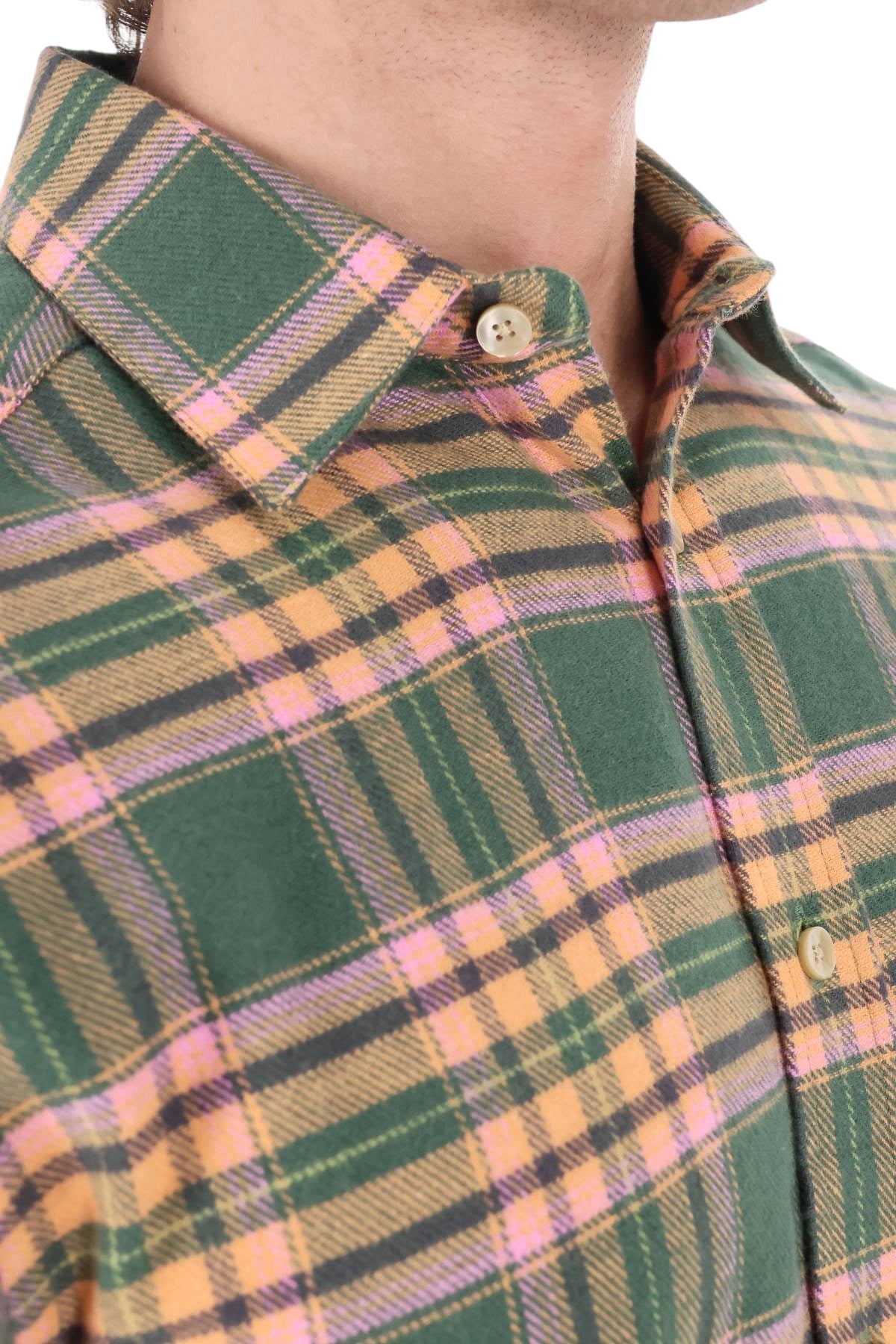 Portuguese Flannel Camicia in flanella di cotone check OLIVARA MLTCR 