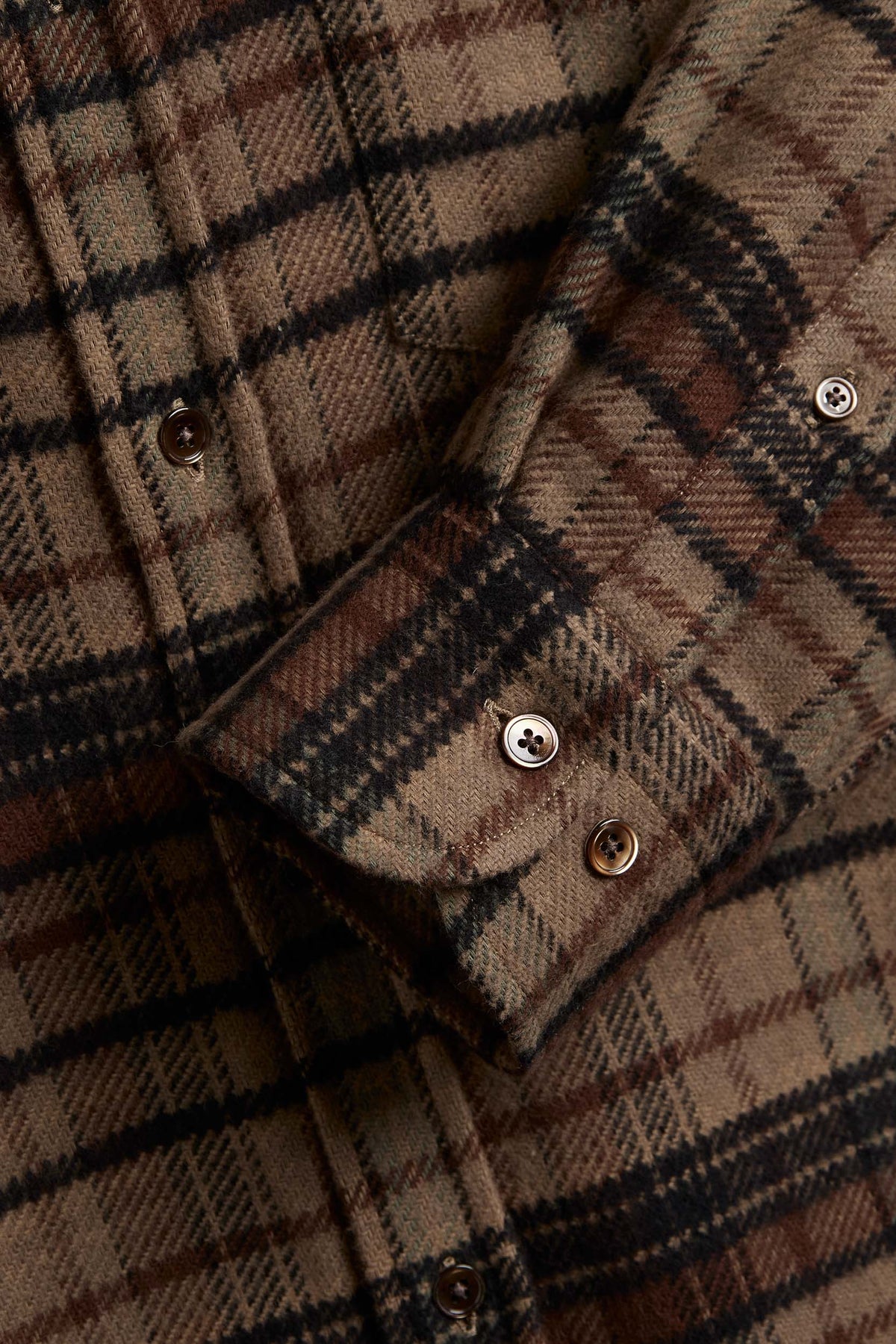 Portuguese Flannel Camicia in flanella di cotone check STALIA MLTCLR 