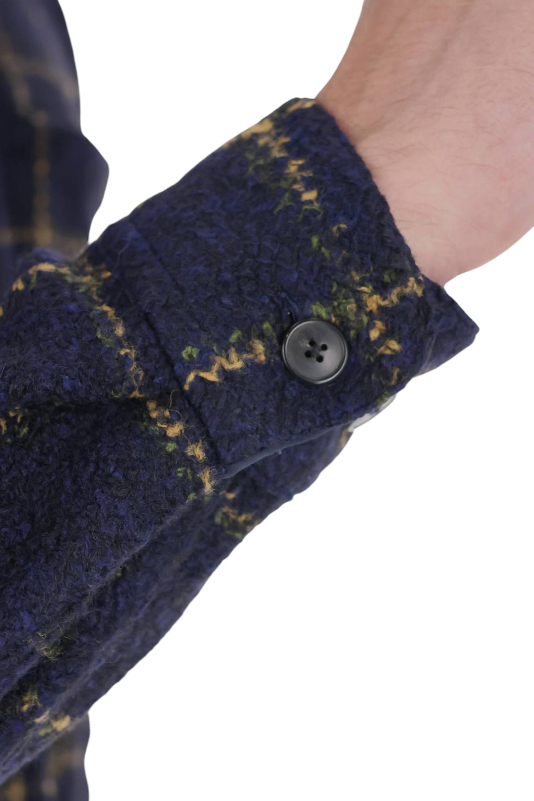 Portuguese Flannel Overshirt check in lana-viscosa VEGA MLTCR 