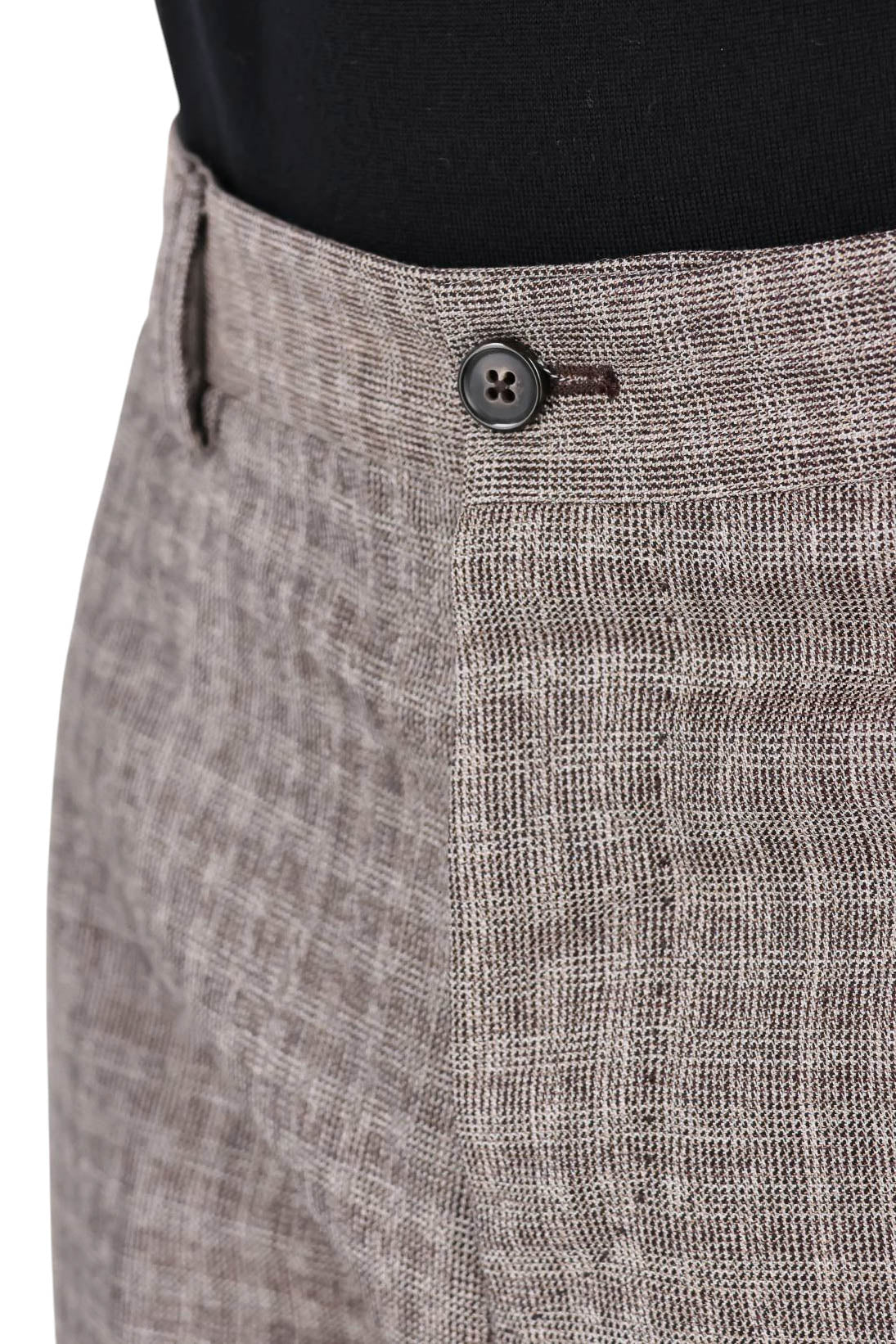 PT Torino Pantalone Michael in lana vergine mélange marrone CO-AFJDB00FWD MR99 0130 