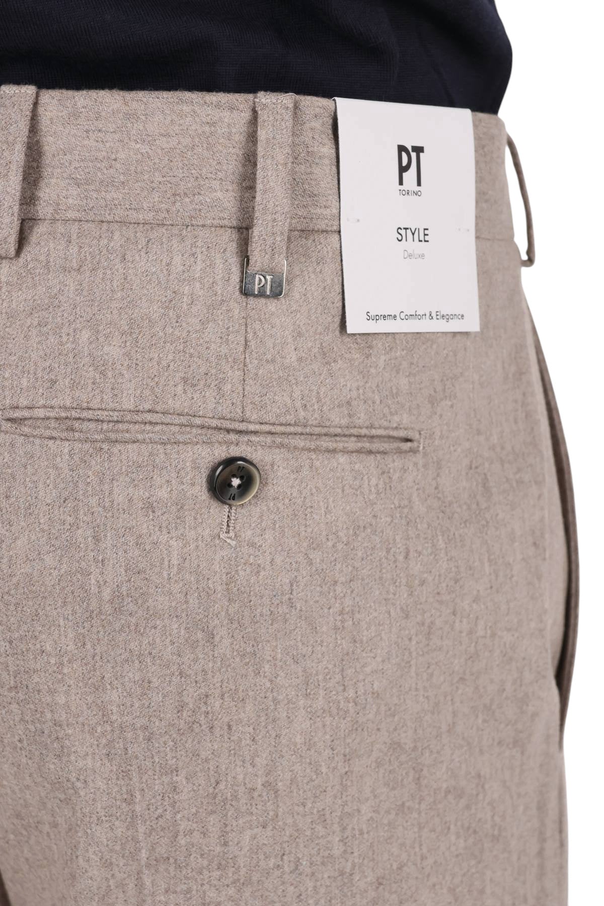 PT Torino Pantalone in flanella di lana vergine Liam fit CO-AFLMZ00CL1 TO03 0040 