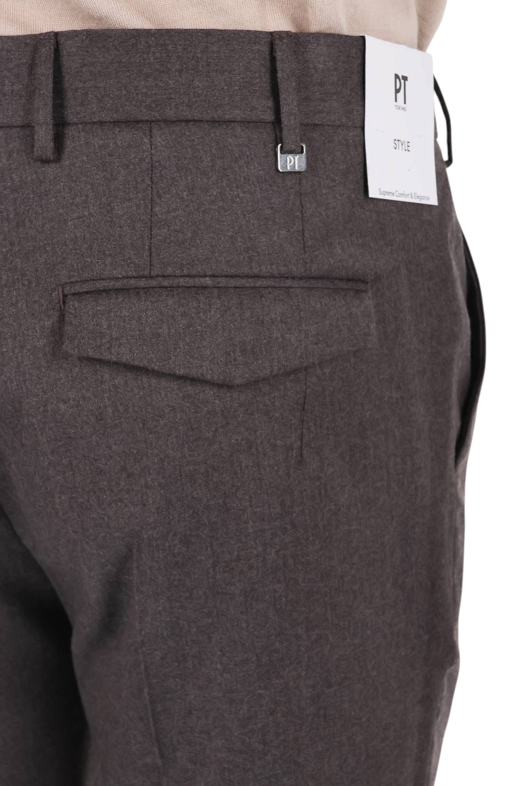 PT Torino Pantalone in flanella di lana vergine 110's Master fit CO-AFMAZ00CL1 CM13 0165 